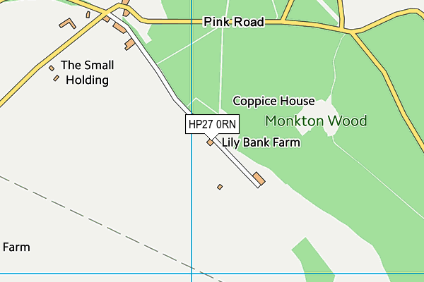 HP27 0RN map - OS VectorMap District (Ordnance Survey)