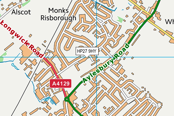 Princes Risborough Primary School map (HP27 9HY) - OS VectorMap District (Ordnance Survey)