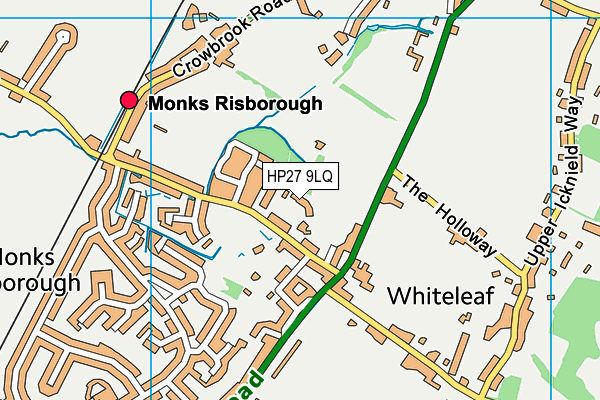 HP27 9LQ map - OS VectorMap District (Ordnance Survey)