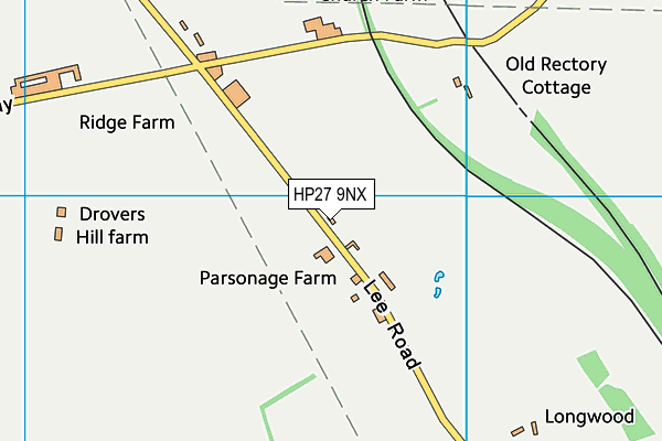 Princes Risborough Golf Club map (HP27 9NX) - OS VectorMap District (Ordnance Survey)