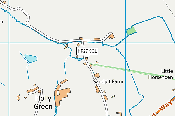 HP27 9QL map - OS VectorMap District (Ordnance Survey)