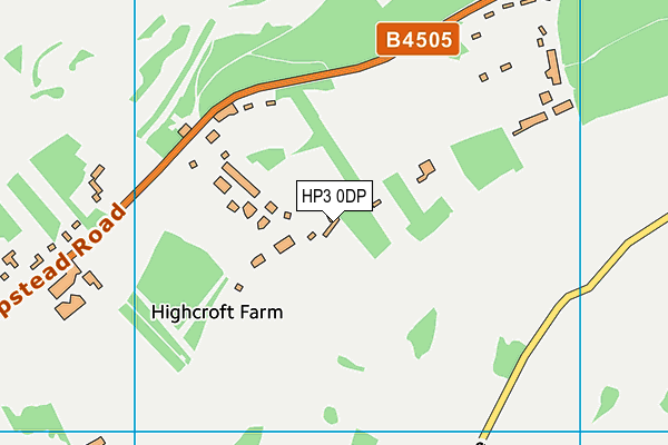 HP3 0DP map - OS VectorMap District (Ordnance Survey)