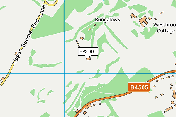 Little Hay Golf Complex map (HP3 0DT) - OS VectorMap District (Ordnance Survey)