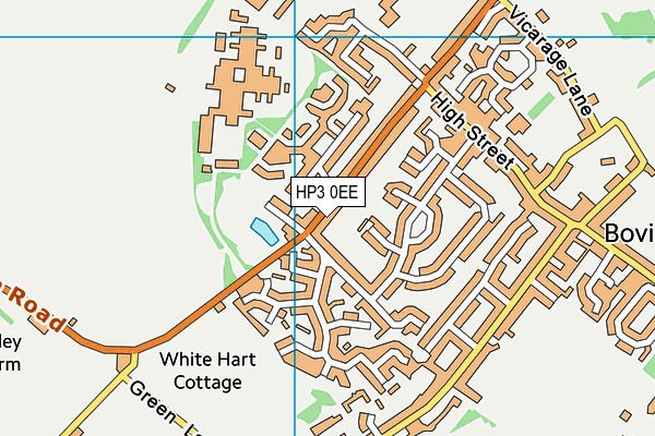 HP3 0EE map - OS VectorMap District (Ordnance Survey)