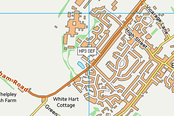 HP3 0EF map - OS VectorMap District (Ordnance Survey)