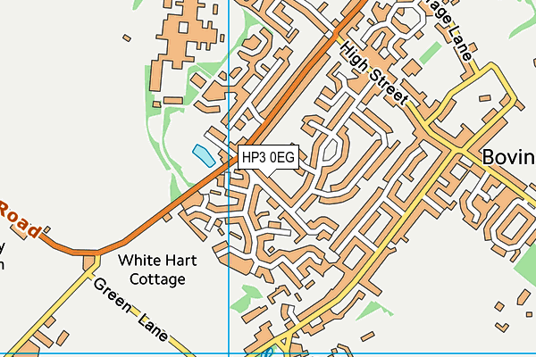 HP3 0EG map - OS VectorMap District (Ordnance Survey)