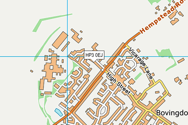 HP3 0EJ map - OS VectorMap District (Ordnance Survey)
