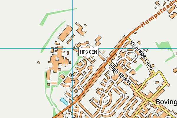 HP3 0EN map - OS VectorMap District (Ordnance Survey)