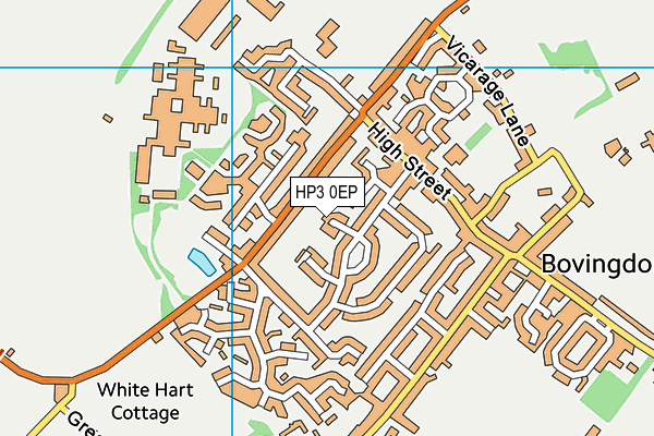 HP3 0EP map - OS VectorMap District (Ordnance Survey)