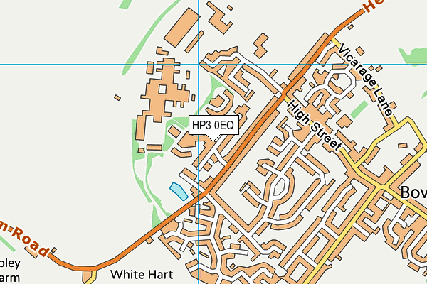 HP3 0EQ map - OS VectorMap District (Ordnance Survey)