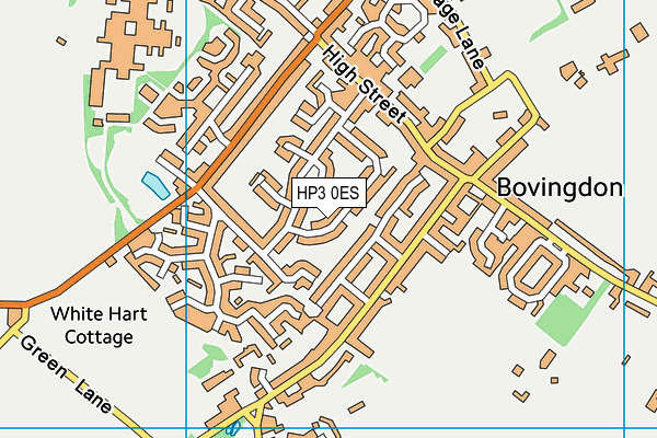 HP3 0ES map - OS VectorMap District (Ordnance Survey)
