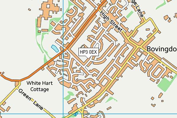 HP3 0EX map - OS VectorMap District (Ordnance Survey)