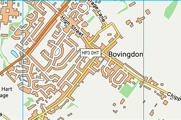 HP3 0HT map - OS VectorMap District (Ordnance Survey)