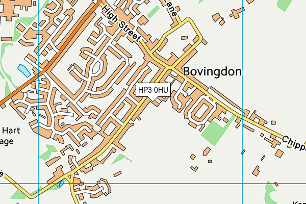 HP3 0HU map - OS VectorMap District (Ordnance Survey)
