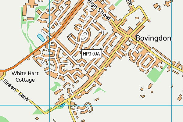 HP3 0JA map - OS VectorMap District (Ordnance Survey)