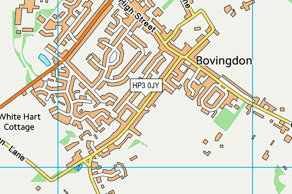 HP3 0JY map - OS VectorMap District (Ordnance Survey)