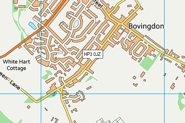 HP3 0JZ map - OS VectorMap District (Ordnance Survey)