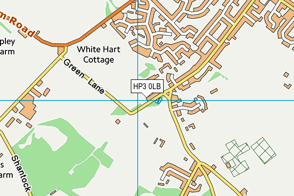 HP3 0LB map - OS VectorMap District (Ordnance Survey)