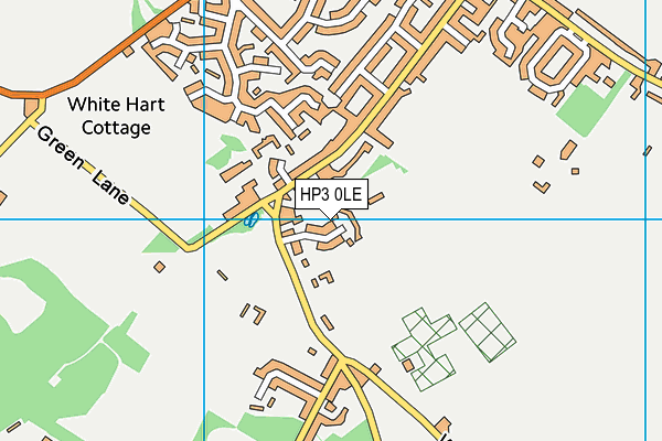 Bovingdon Football Club map (HP3 0LE) - OS VectorMap District (Ordnance Survey)
