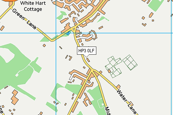 HP3 0LF map - OS VectorMap District (Ordnance Survey)