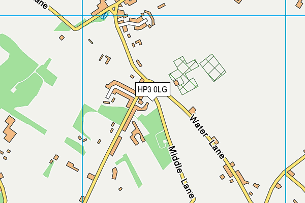 HP3 0LG map - OS VectorMap District (Ordnance Survey)