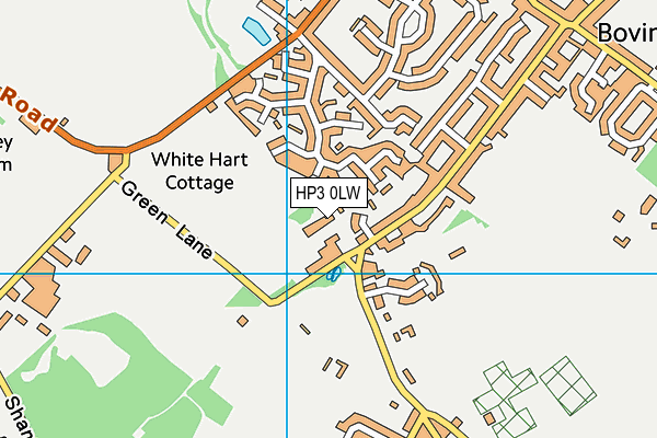 HP3 0LW map - OS VectorMap District (Ordnance Survey)