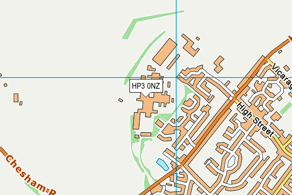 HP3 0NZ map - OS VectorMap District (Ordnance Survey)