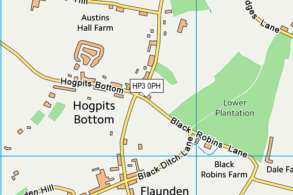 HP3 0PH map - OS VectorMap District (Ordnance Survey)