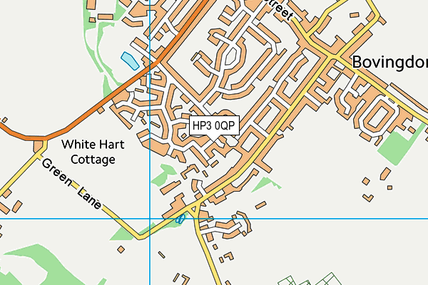 HP3 0QP map - OS VectorMap District (Ordnance Survey)