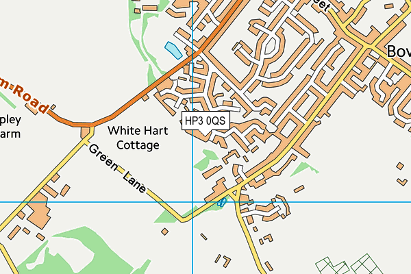 HP3 0QS map - OS VectorMap District (Ordnance Survey)