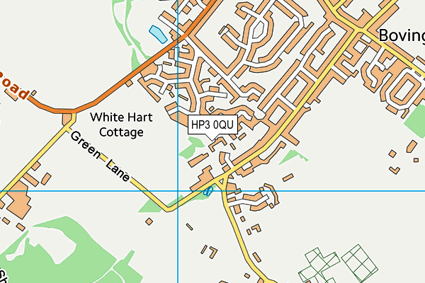HP3 0QU map - OS VectorMap District (Ordnance Survey)