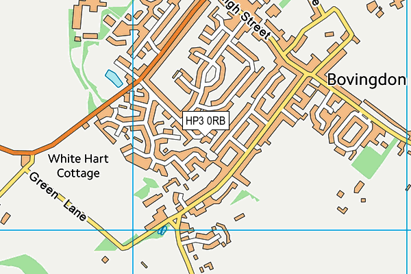 HP3 0RB map - OS VectorMap District (Ordnance Survey)