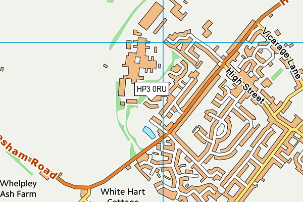 HP3 0RU map - OS VectorMap District (Ordnance Survey)