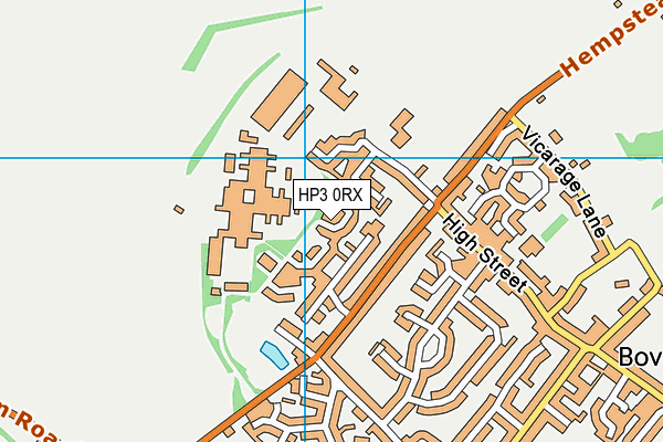 HP3 0RX map - OS VectorMap District (Ordnance Survey)