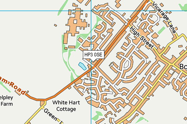 HP3 0SE map - OS VectorMap District (Ordnance Survey)
