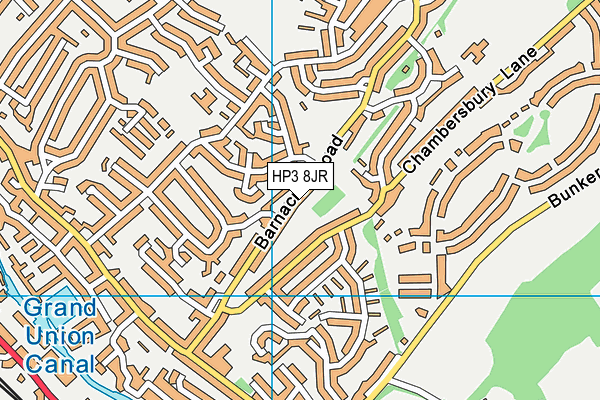 HP3 8JR map - OS VectorMap District (Ordnance Survey)