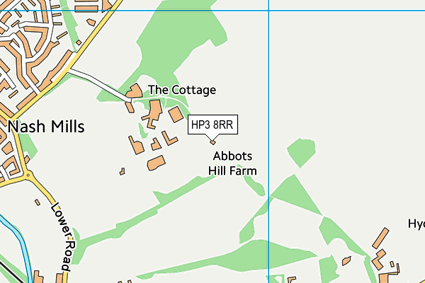 HP3 8RR map - OS VectorMap District (Ordnance Survey)