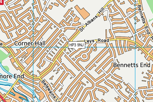 HP3 9NJ map - OS VectorMap District (Ordnance Survey)