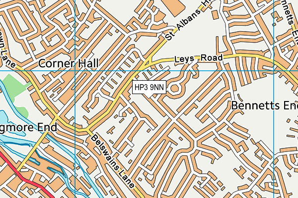 HP3 9NN map - OS VectorMap District (Ordnance Survey)