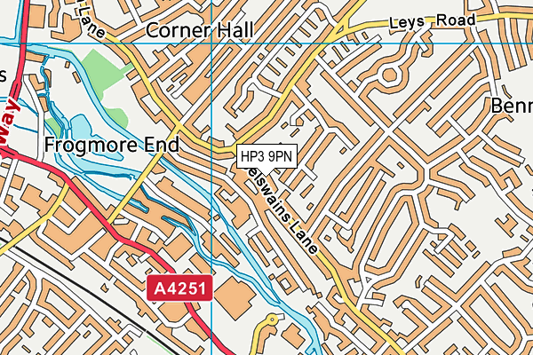 HP3 9PN map - OS VectorMap District (Ordnance Survey)