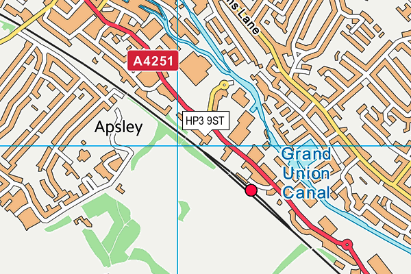 HP3 9ST map - OS VectorMap District (Ordnance Survey)