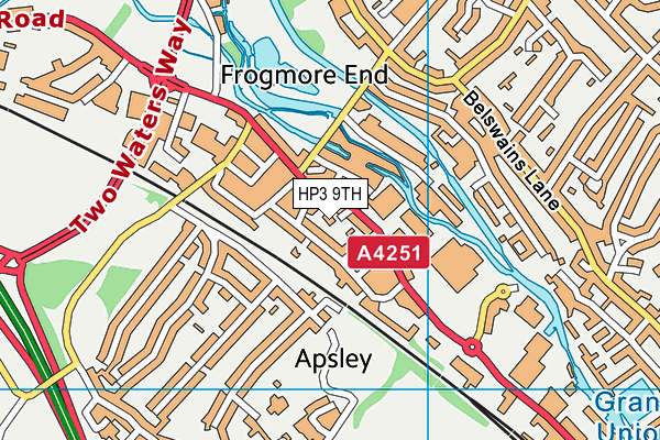 HP3 9TH map - OS VectorMap District (Ordnance Survey)