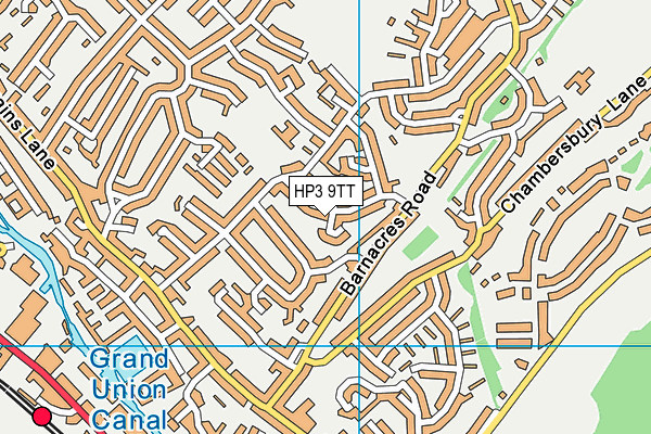 HP3 9TT map - OS VectorMap District (Ordnance Survey)