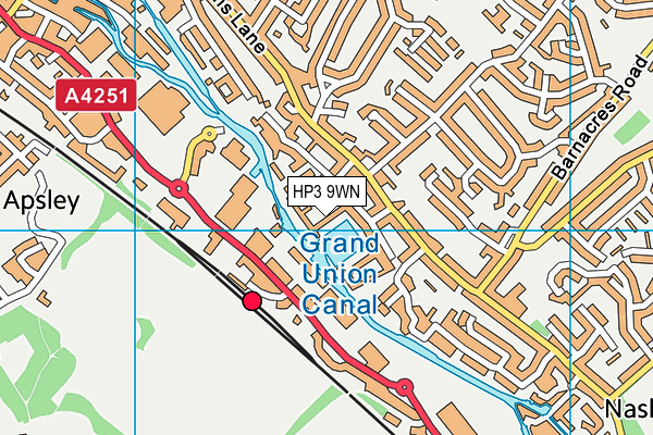 HP3 9WN map - OS VectorMap District (Ordnance Survey)
