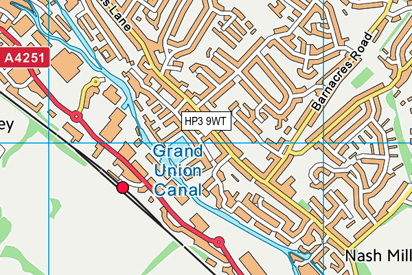 HP3 9WT map - OS VectorMap District (Ordnance Survey)