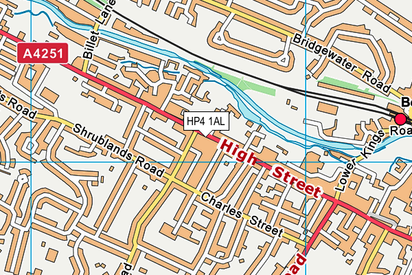 Map of CIRCUIT ST ALBANS LTD at district scale