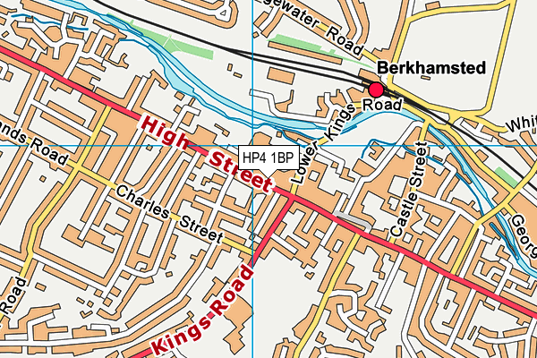 HP4 1BP map - OS VectorMap District (Ordnance Survey)