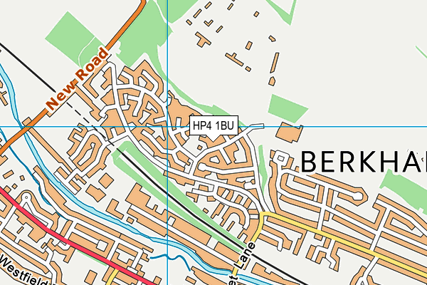 HP4 1BU map - OS VectorMap District (Ordnance Survey)