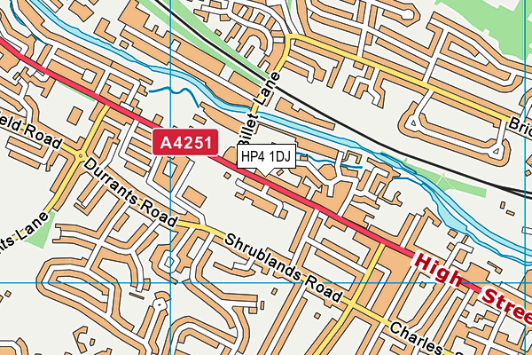 HP4 1DJ map - OS VectorMap District (Ordnance Survey)