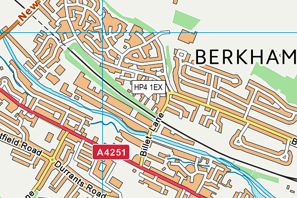 HP4 1EX map - OS VectorMap District (Ordnance Survey)